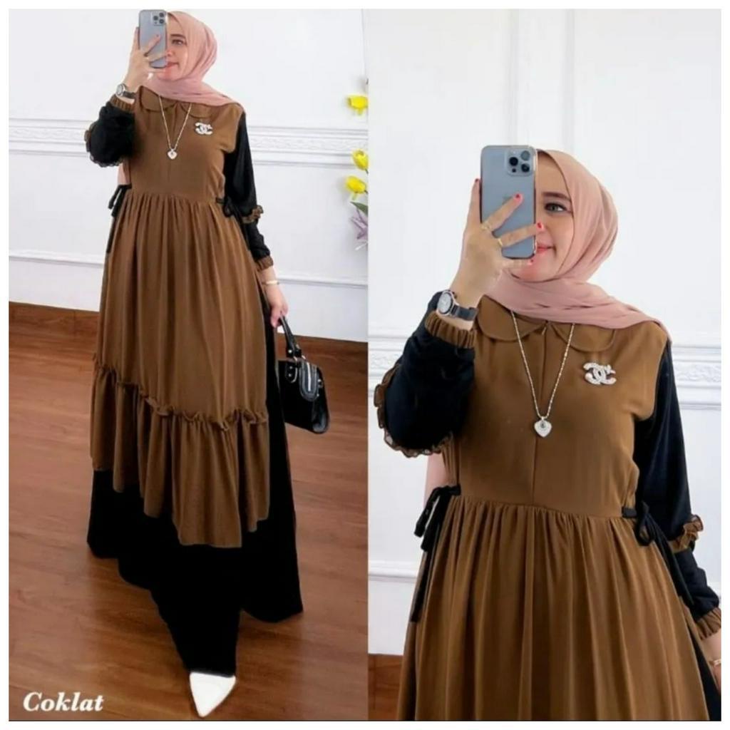 Prita gamis ceruty / Gamis Ceruty Babydoll / Gamis Ceruty Polos / Gamis Ceruty Jumbo / Dress Muslimah Ceruty / Dress Muslimah Ceruty babydoll terbaru 2022 / gamis lebaran 2023 / gamis muslimah kekinian / gamis lebaran terbaru