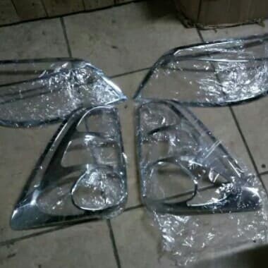 Paket Garnish Lampu Depan Dan Belakang Mobil Rush Dan Terios Lama
