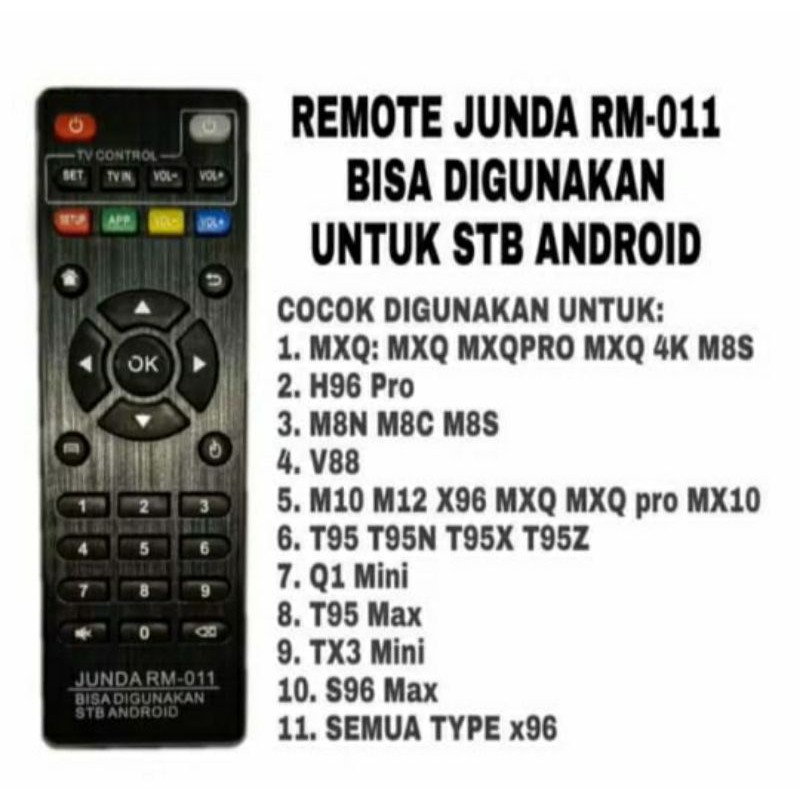 Remote Multi Universal Control Android TV BOX ALL Type MQX T95 MX10 V88 TX X96 H96 Q1 MINI