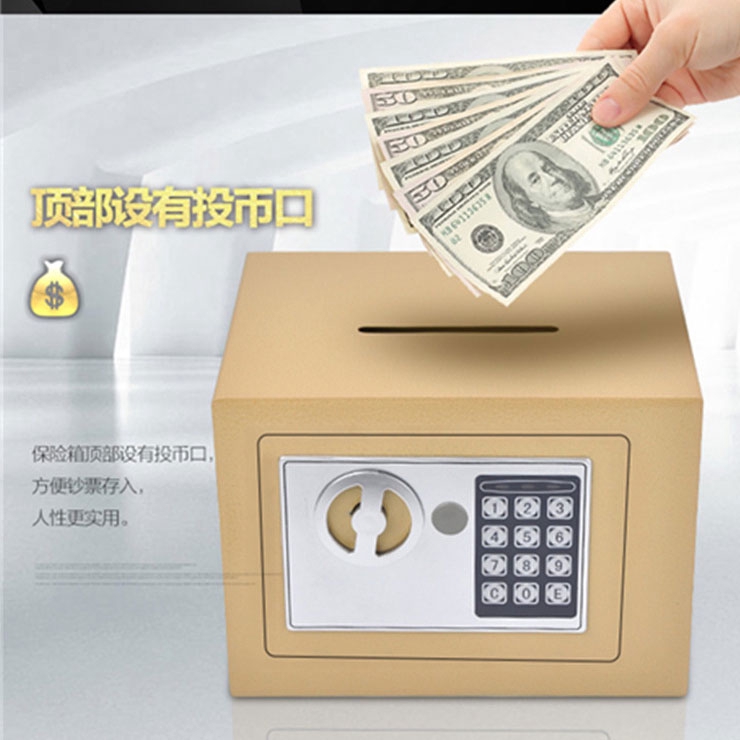 TaffGUARD Brankas Mini Electric Password Deposit Box CELENGAN 4,6L