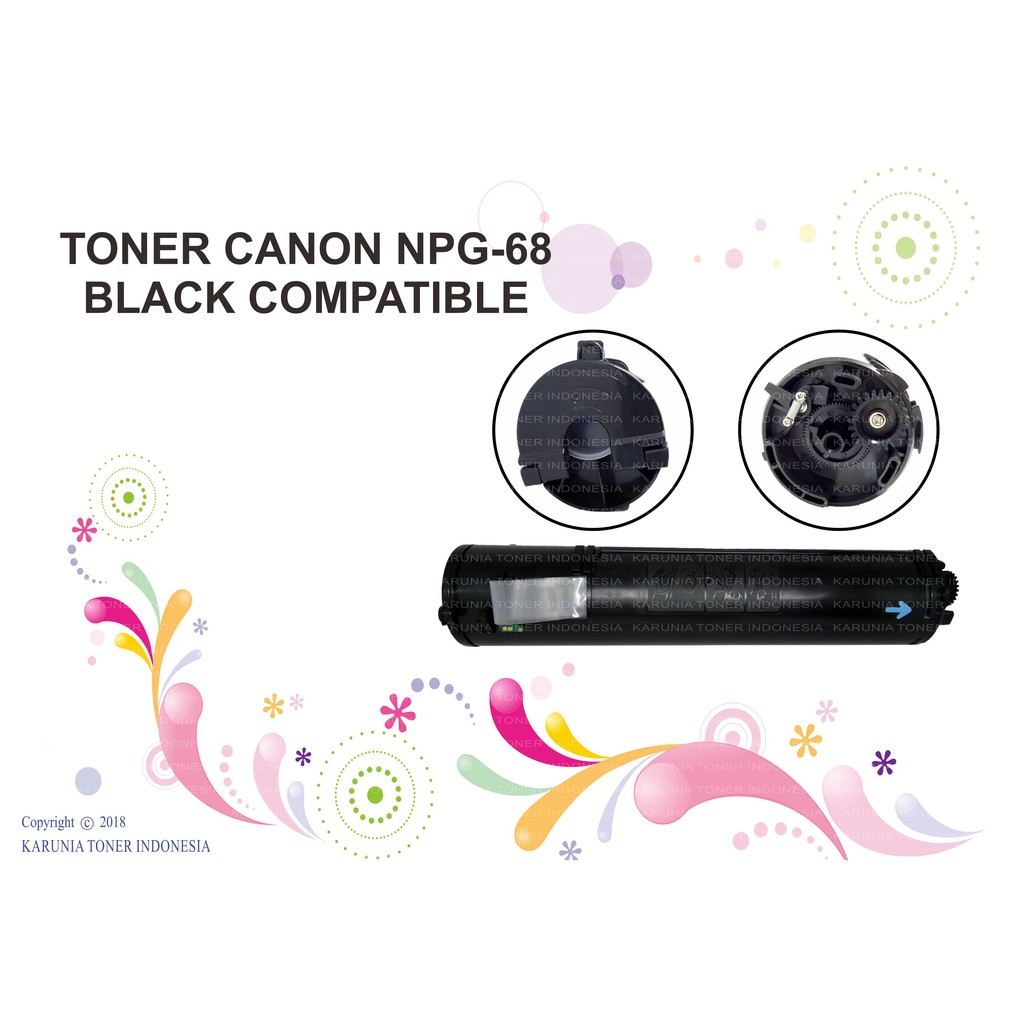 TONER CANON NPG-68 BLACK COMPATIBLE