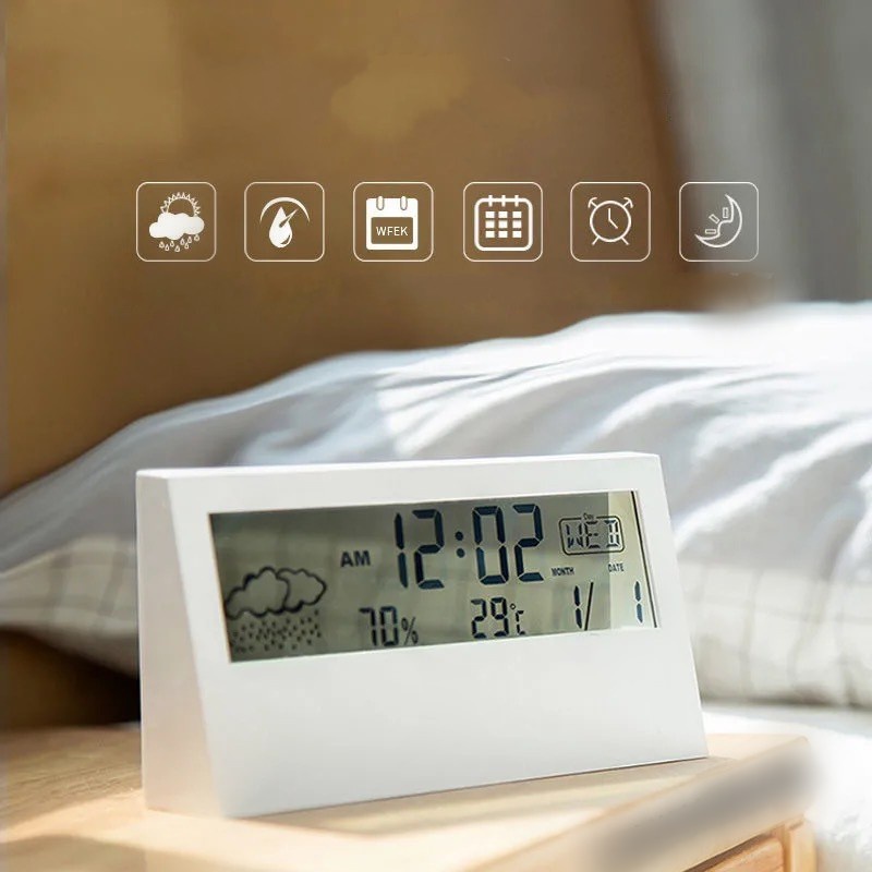 Jam Alarm Digital Elektrik Tenaga Baterai Untuk Kamar Tidur