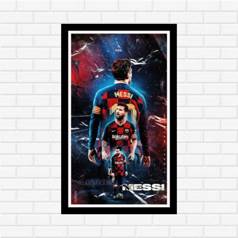 Poster Hiasan Dinding Lionel Messi 01 Shopee Indonesia