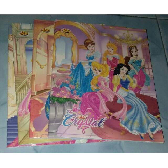 (5 buku)500 gr ~ Buku tulis kiky warna princess story (random motif)