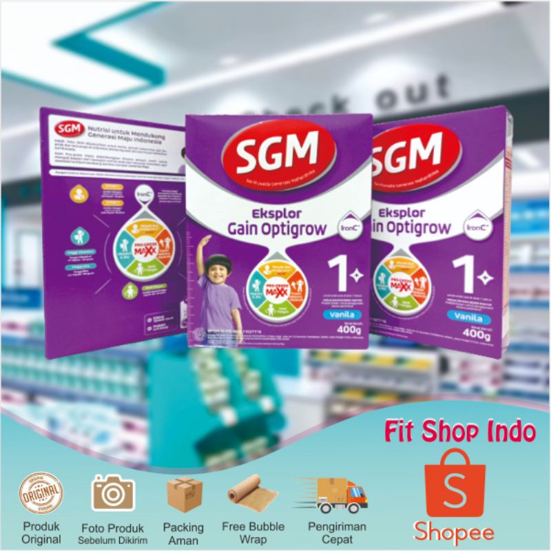 Jual Sgm Eksplor Gain Optigrow Plus Gr Indonesia Shopee Indonesia