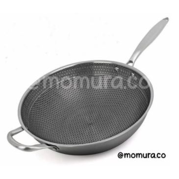 MOMURA - Wok Pan Stainless Steel