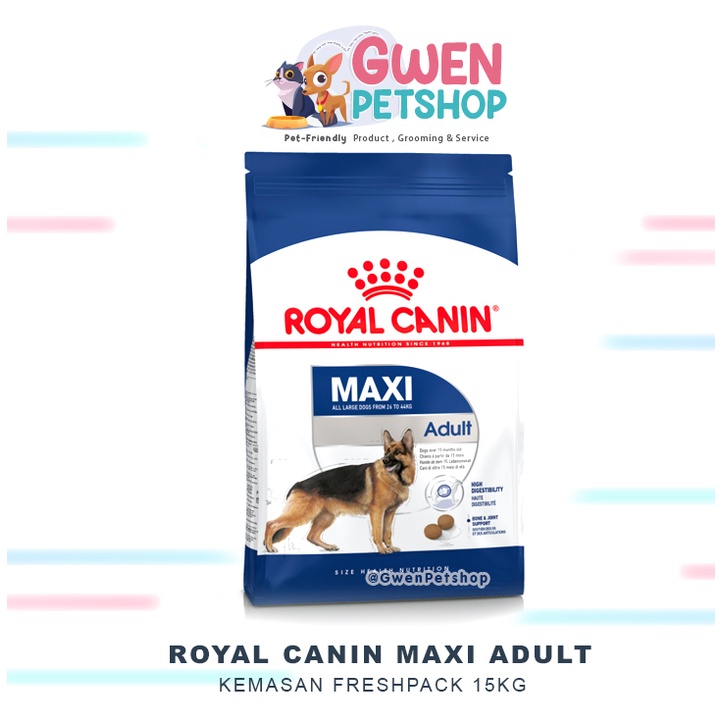 (KHUSUS OJOL) Royal Canin Maxi Adult 15KG / RC Maxi Adult 15 kg