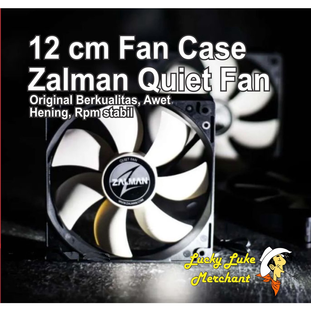 Fan Casing CPU Case Fan Zalman 12cm DC 12V New Kipas casing