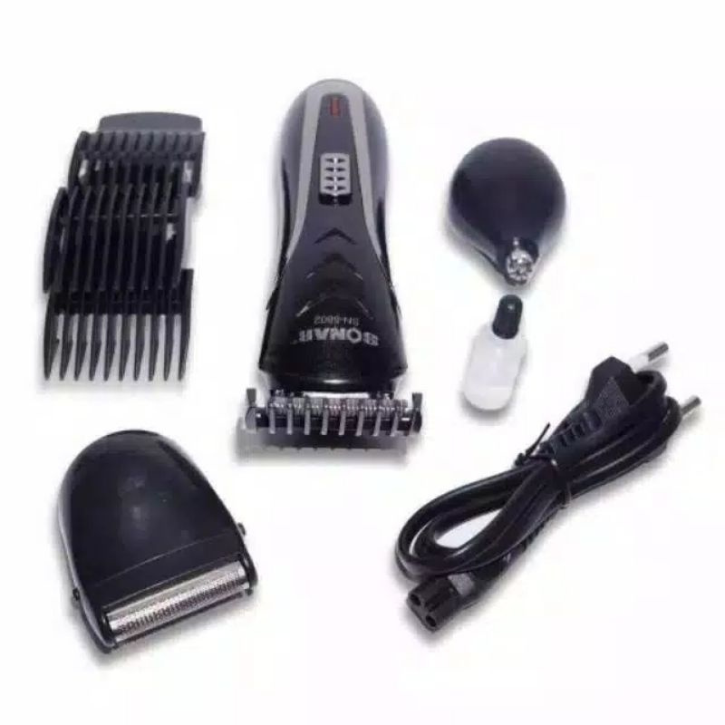 Sonar SN-5802 Alat Cukur 3 in 1 Charger / Alat Cukur Rambut Kumis Jenggot