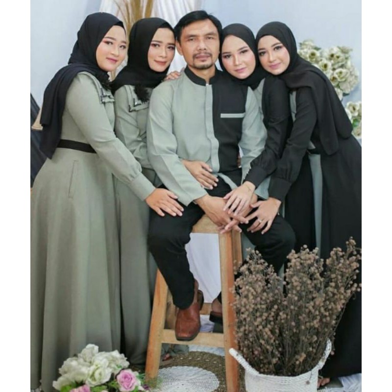 sarimbit Rizqiana dress dan koko by ghazlan asli ori (anak2 jg bs) HARGA SATUAN