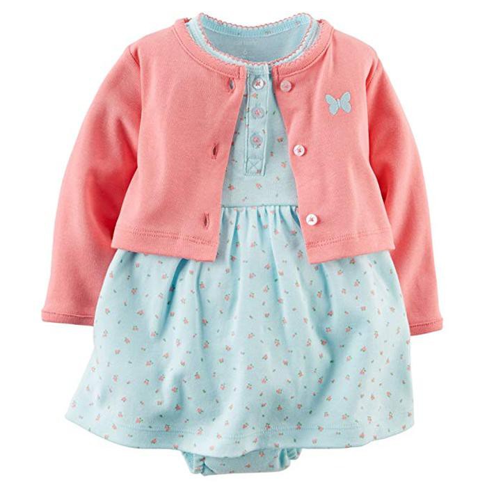 

Terlaris CARTER'S 2Piece Bodysuit Dress & Cardigan GREEN BUTTERFLY OJP045