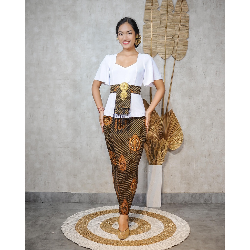 (kode 5) ONE SET KEBAYA JADI AIR FLOW RUMBAI+KAMEN PLISKET+SELENDANG-2