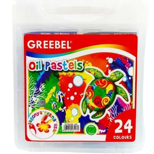 Oil Pastel atau Crayon Greebel isi 24Warna