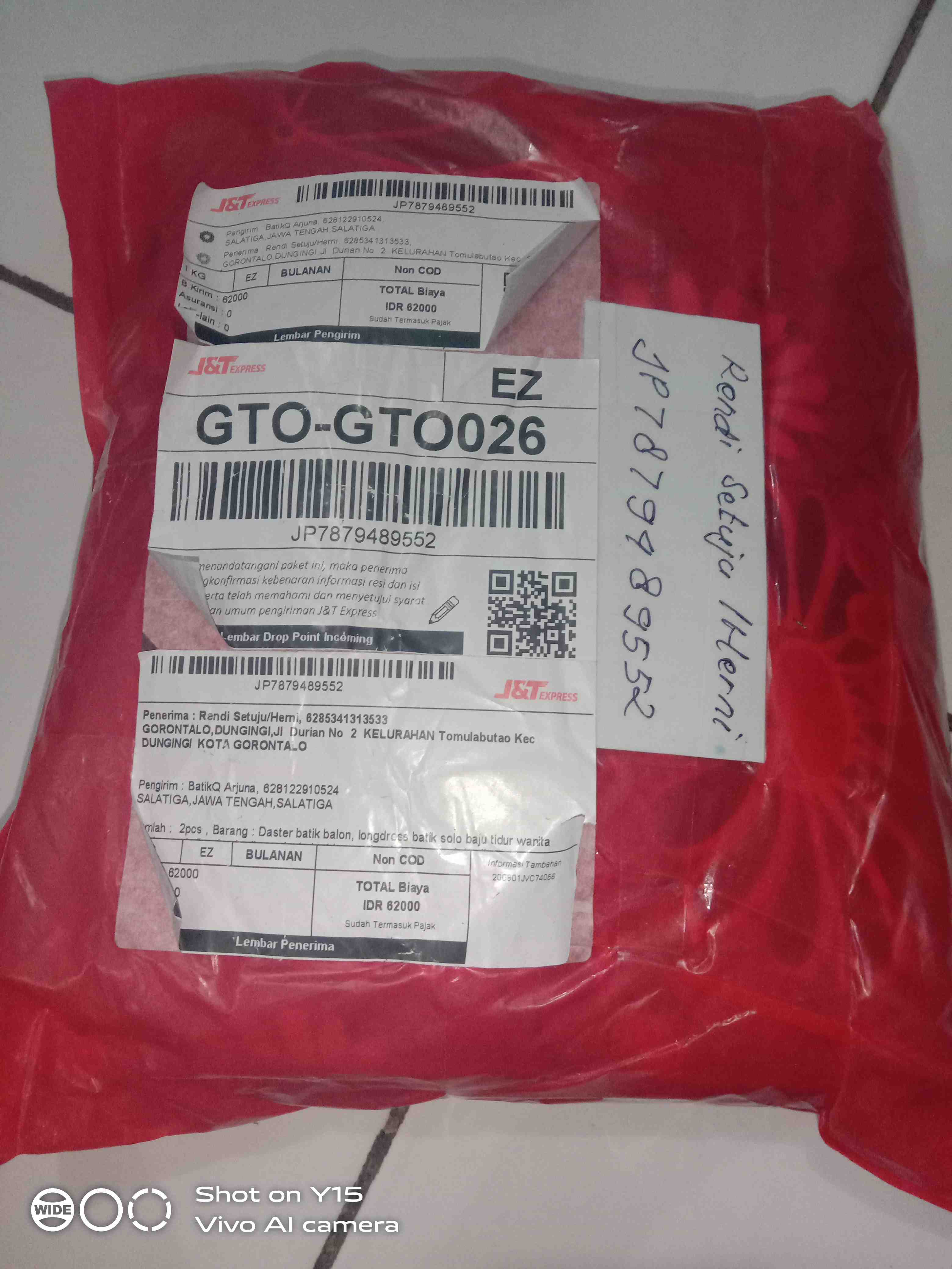 Daster Batik Balon, Longdress Batik Solo Baju Tidur Wanita Grosir Murah