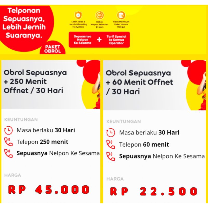 Paket Nelpon Indosat Im3 Termurah