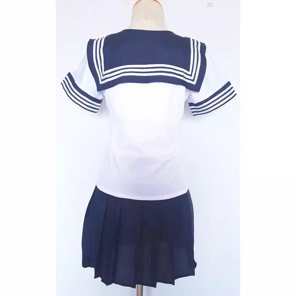 TBI Seragam Pelajar Jepang Baju Tidur Lingerie Seifuku Lengan Pendek Costume Cosplay Sailormoon