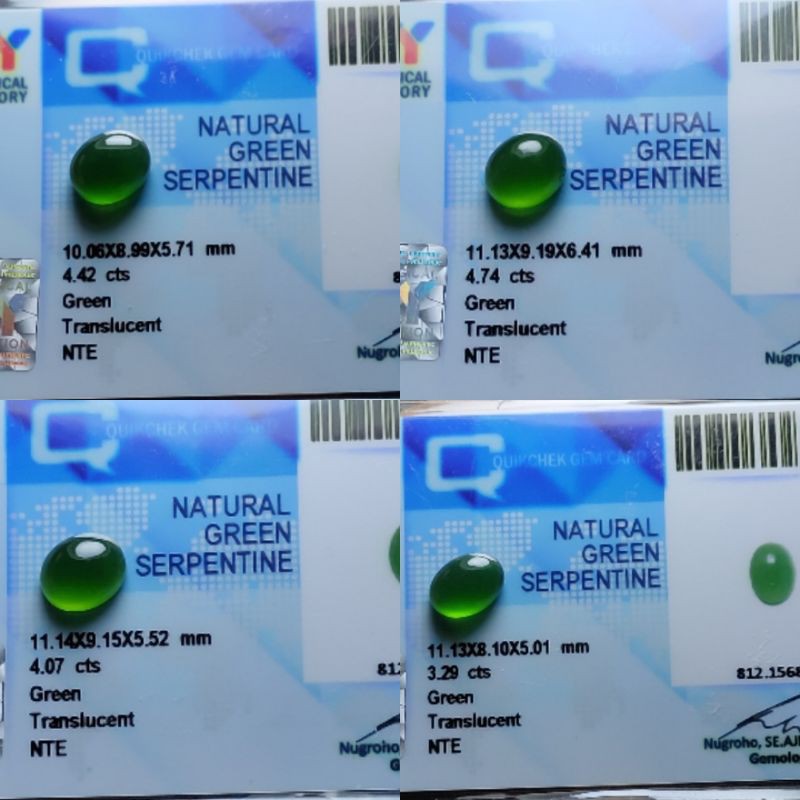 NATURAL GREEN SERPENTINE GIOK ACEH MEMO SKYLAB