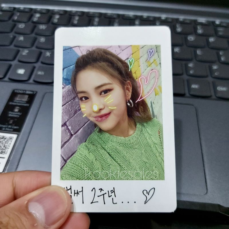 Polaroid Ryujin ITZY No Bad Days February NBD Pola PC Photocard
