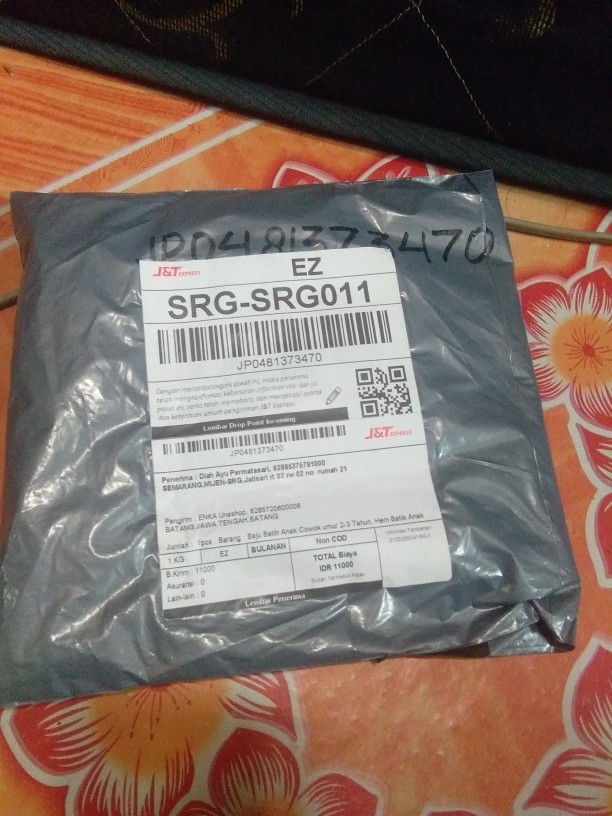 Baju Batih Anak Cowok Umur 2-3 Tahun, Hem Batik Anak Cowok