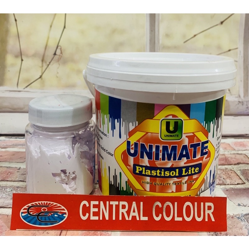 

Cat Plastisol Unimate LITE R White / Putih - 200GR