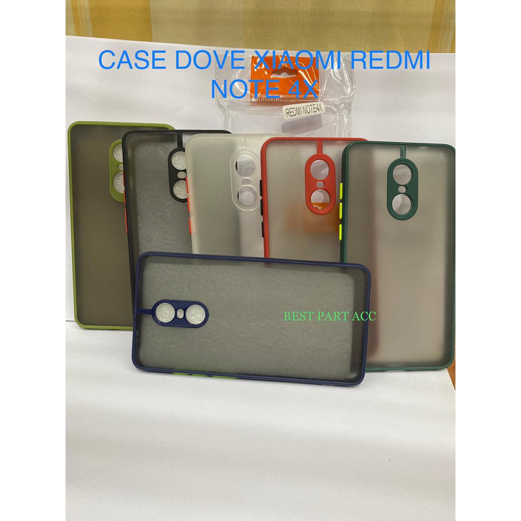 XIAOMI REDMI NOTE 4X CASE TRANSPARANT MATTE DOVE CASE SLIM FUZE