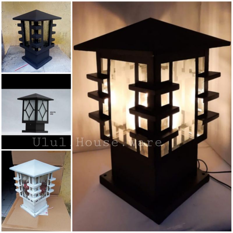 LAMPU TERAS PAGAR DINDING MINIMALIS OUTDOOR ORI INDOOR