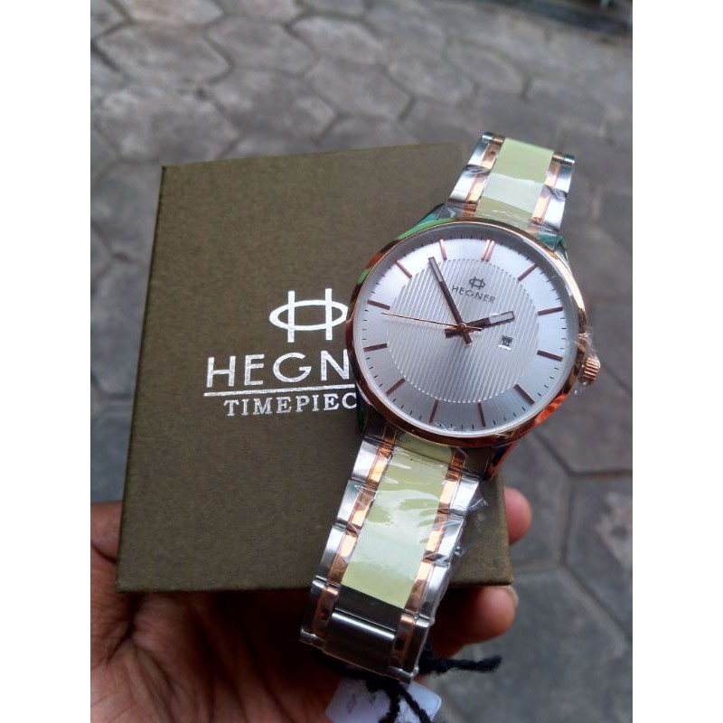 Jam tangan Hegner combi original pria