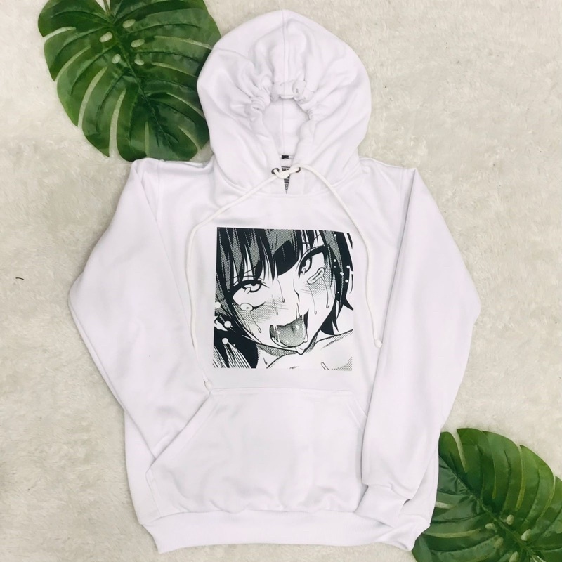 Hoodie Streetwear Ahegao Face