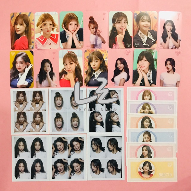 APINK - Pink Up (Photocard / Polaroid / Bullmarble Notes : Chorong Bomi Eunji Naeun Namjoo Hayoung)