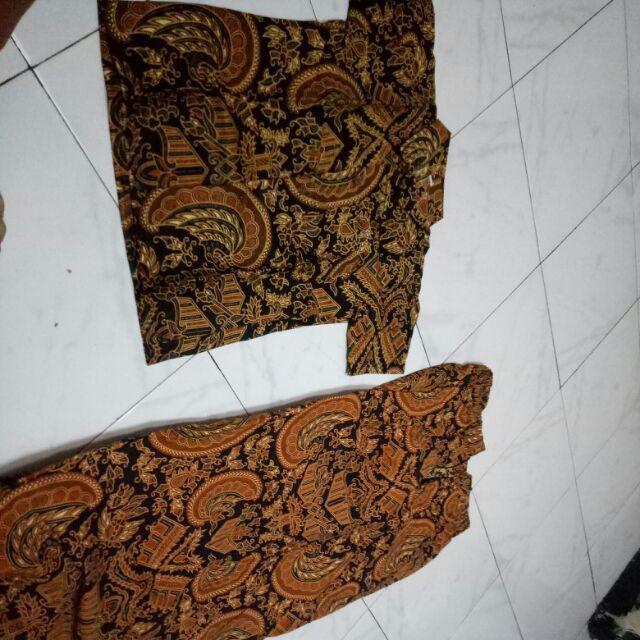 Kemeja Hem Batik Anak Size S Utk Usia 2th - 4th