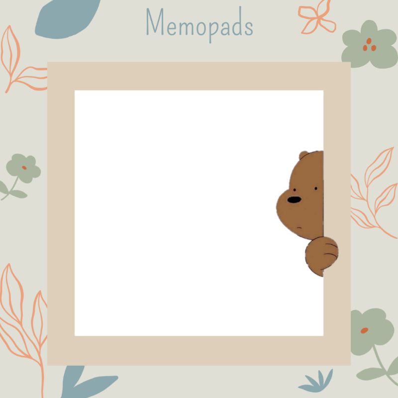 Memopads | Memopads We Bare Bears