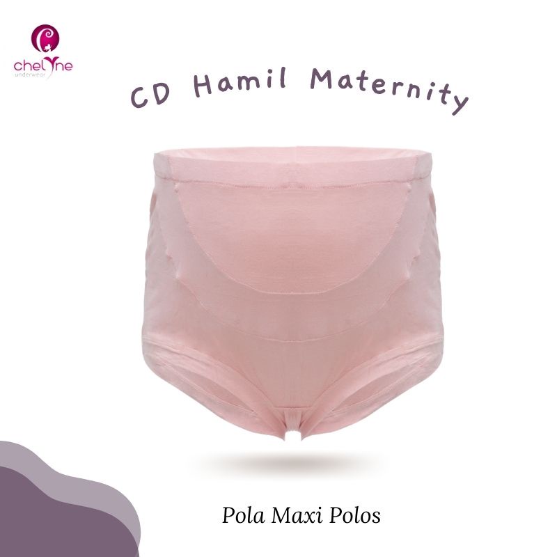 CD Hamil Maternity Chelyne 9895 Pola Maxi Polos - Cotton High Quality