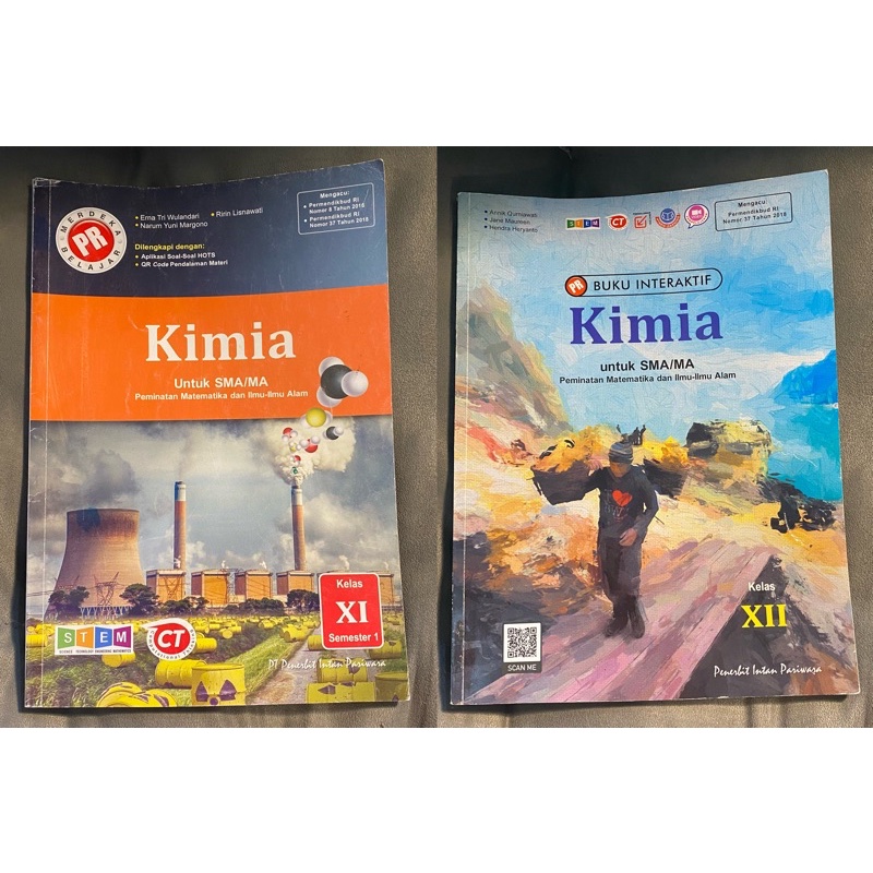 [preloved] buku lks kimia intan pariwara kelas 11  & 12 SMA