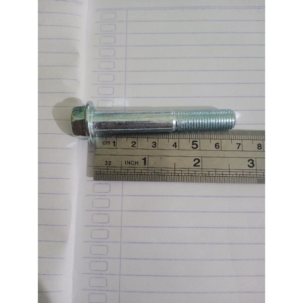 (1pcs) flange baut 10x65 (baut 14 panjang 6,5cm )