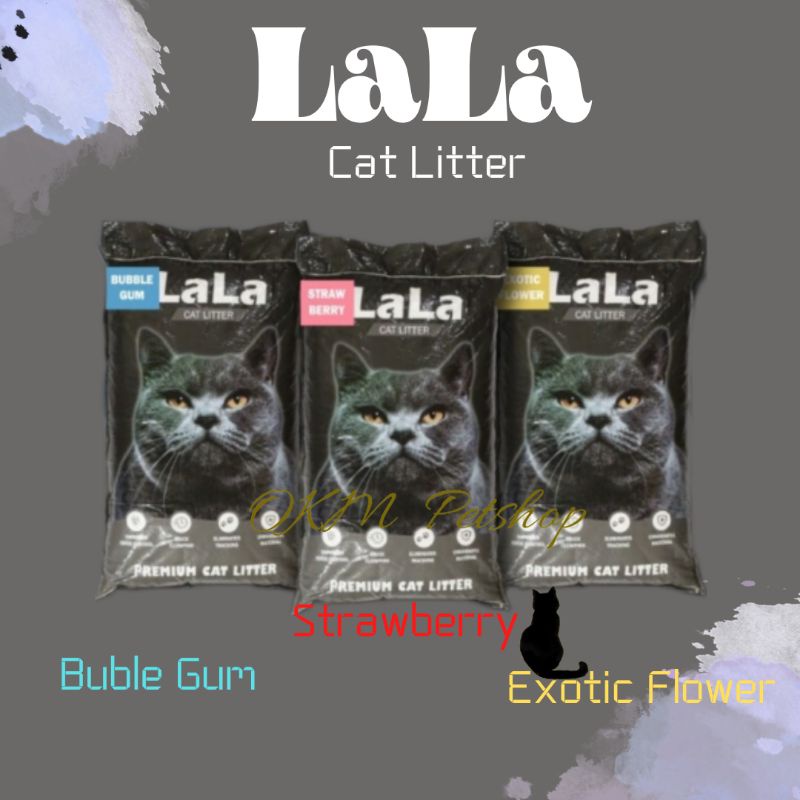 Pasir Kucing Gumpal Wangi Lala 25 Liter