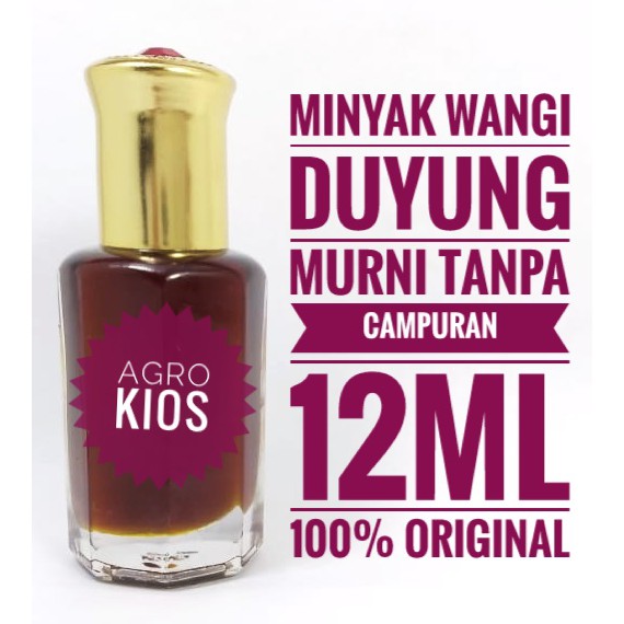 MINYAK WANGI MINYAK DUYUNG 12ml TANPA CAMPURAN