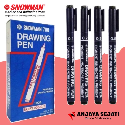 

Drawing Pen Snowman 700 - per buah