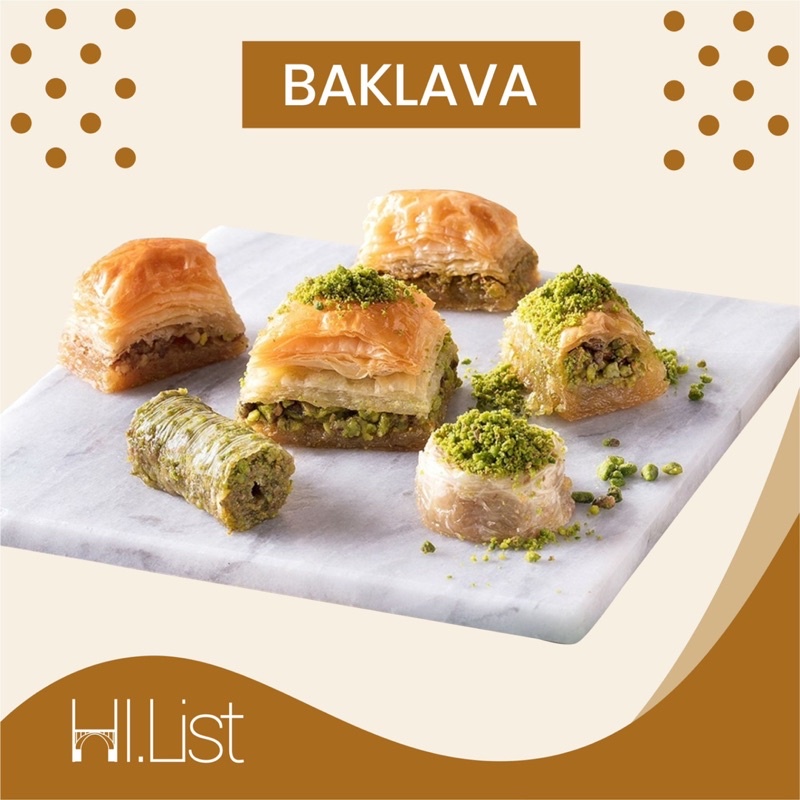 

BAKLAVA ORIGINAL TURKI 1kg TERMURAH