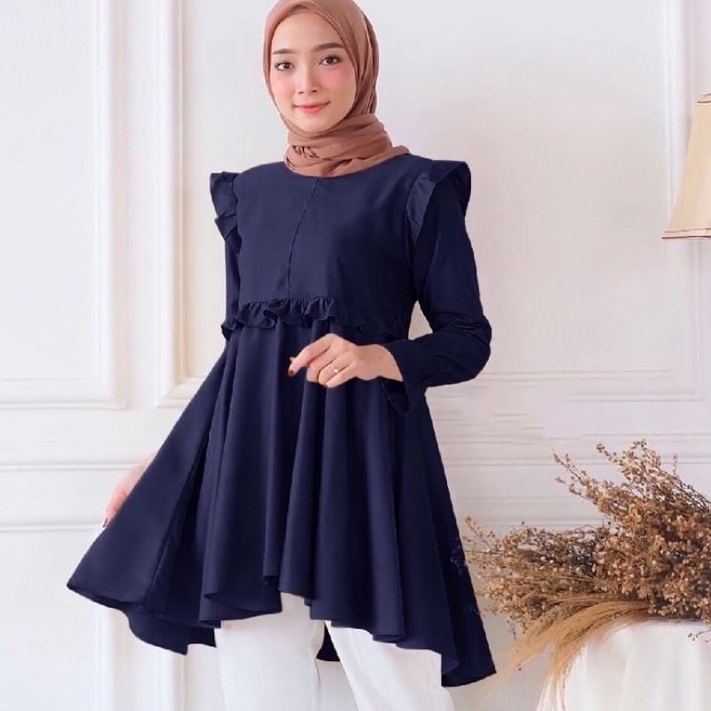 (AMD) BLOUSE BESTA RUFFLE DAILY BUSUI BLOUSE RAYON