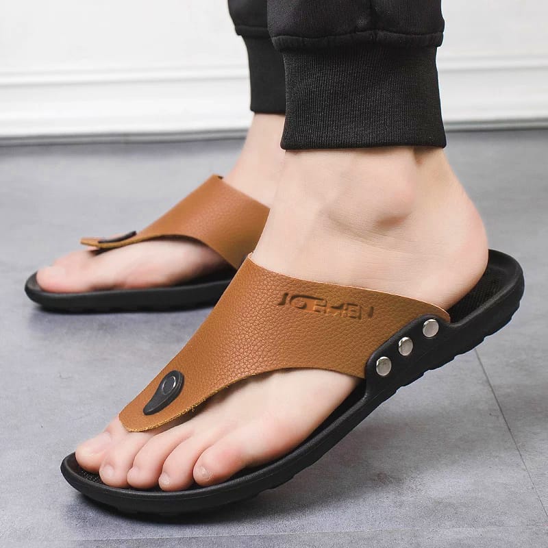 [ DISTRIBUTOR RESMI KHUSUS DROPSHIP ] SANDAL FASHION PRIA JOEMEN S 35