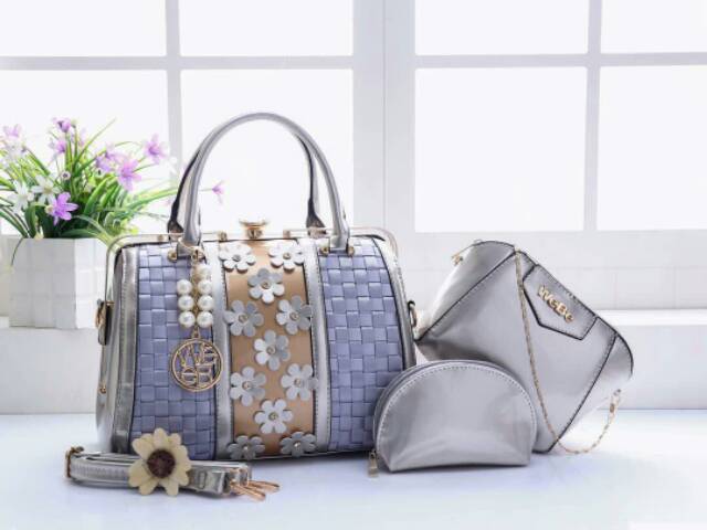 Tas webe* Behel Parramita 5712 (3in1) wanita branded batam fashion import