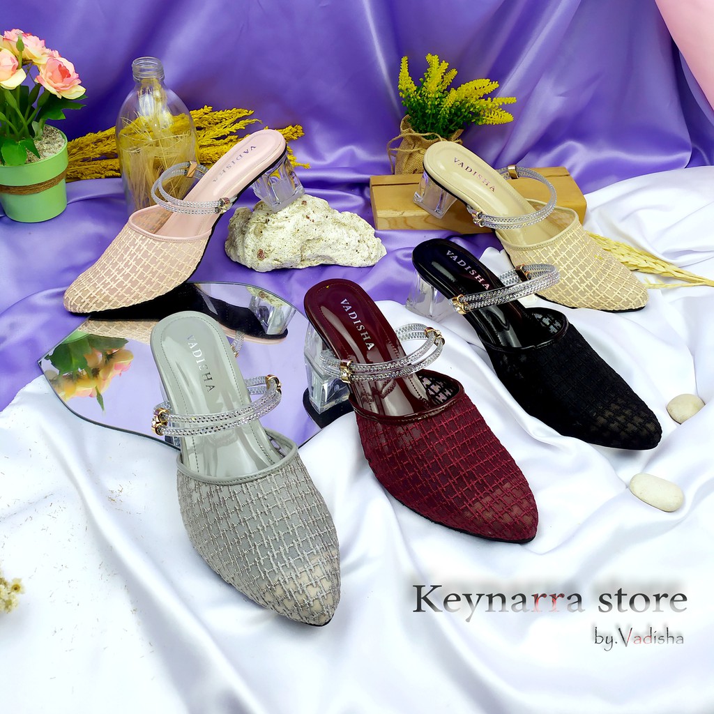 keynarra Best Quality   SENDAL HEELS  burkat delima MHK-01