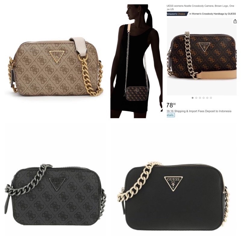 GUESS NOELLE CROSBODDY CAMERA BAG