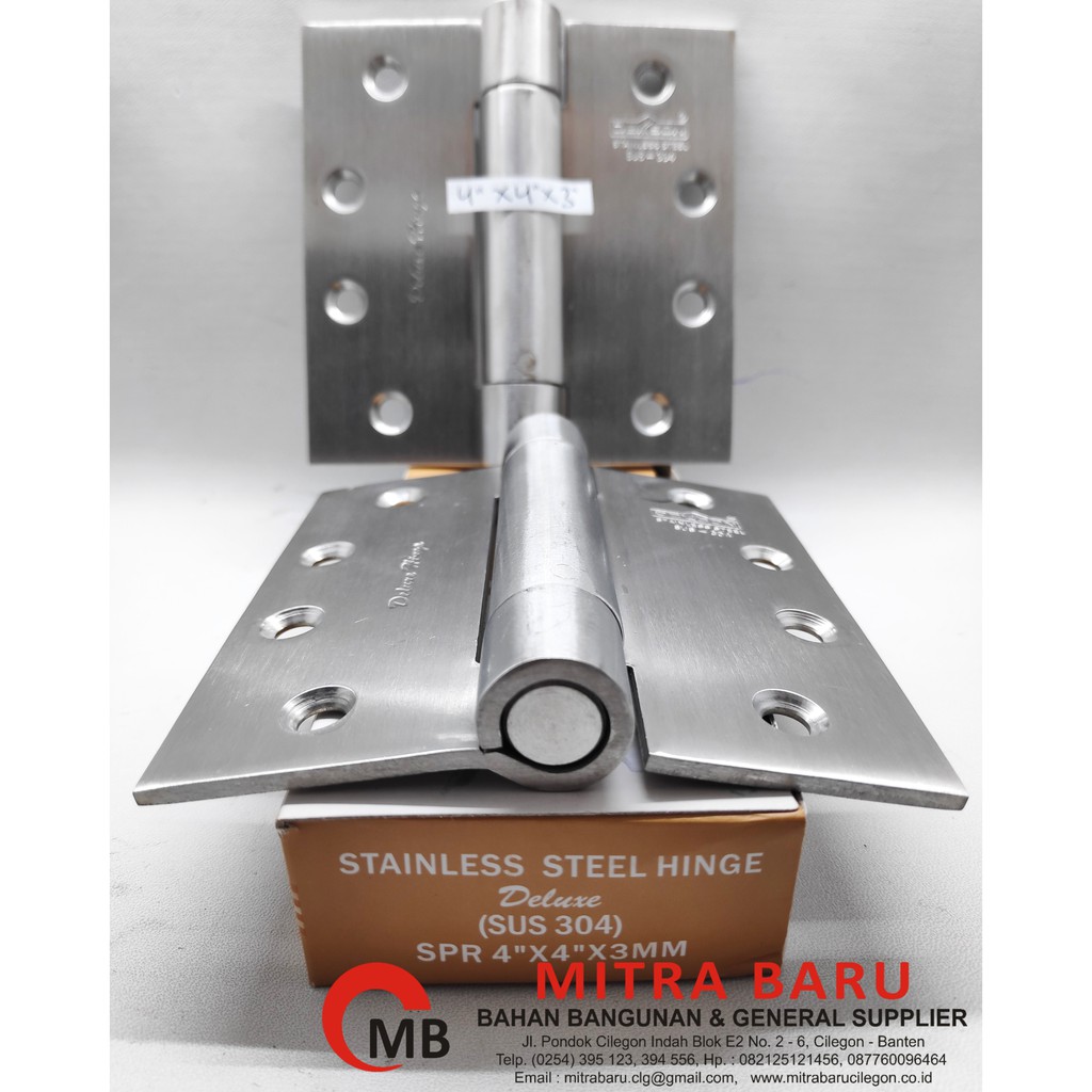 ENGSEL STAINLESS STEEL DEKSON SUS 304 / ENSEL PINTU MERK DEKSON / ENGSEL JENDELA TERSEDIA VARIAN UK