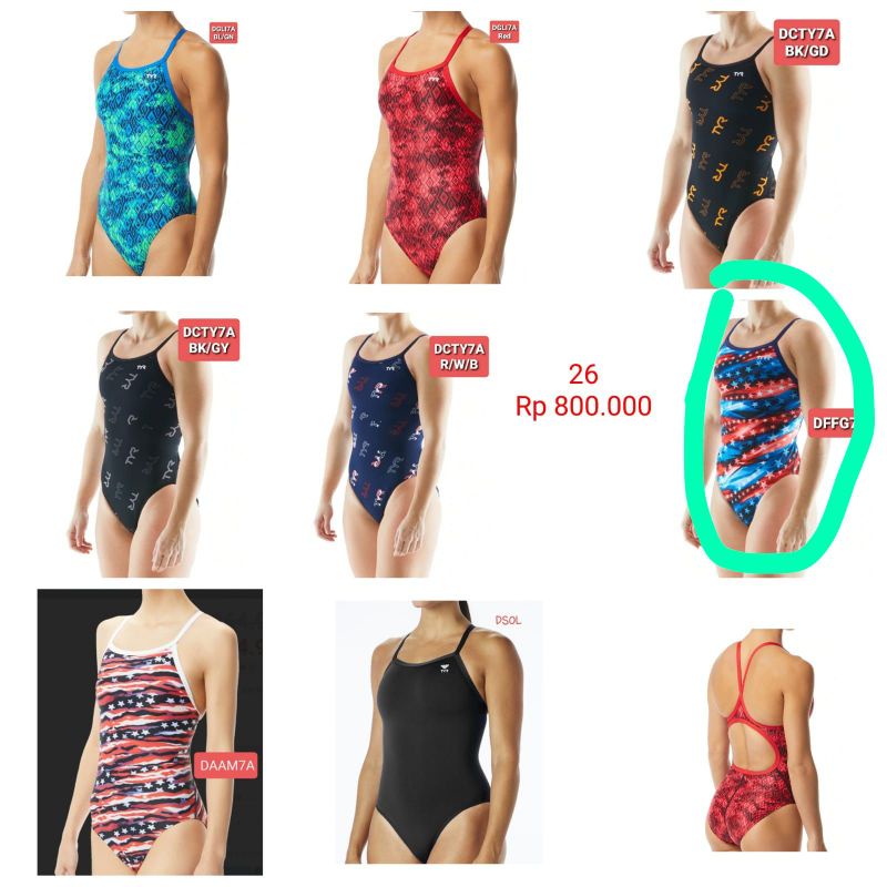baju renang tyr
