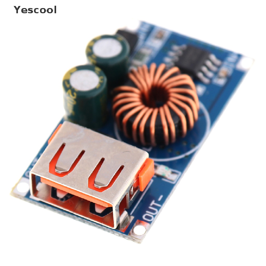 Yescool Modul Step Down USB DC 12V 24V Ke QC3.0 Fast Charging Untuk Huawei / Samsung