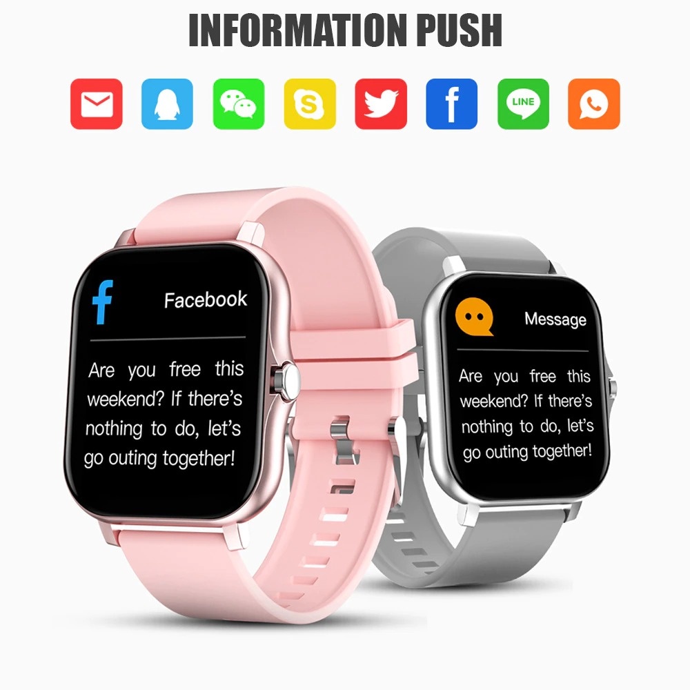 GARANSI✅L21 Smartwatch 1:1 Amazfit GTS 3/2 Jam Tangan Women Men 1.69&quot; Color Screen Full touch Fitness Tracker Men Call Smart Clock Ladies For Android IOS+BOX