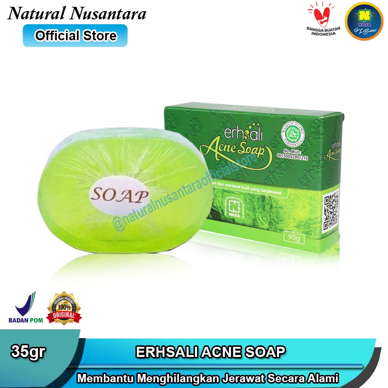 Erhsali Acne Soap / Sabun Jerawat Nasa / Sabun Ershali Acne Nasa