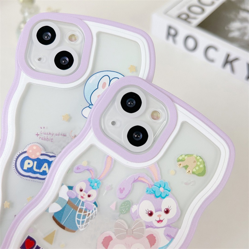 Soft Case Silikon Transparan Motif Kartun Untuk iPhone 13 12 11 Pro Max X Xr Xs Max SE 8 7 6 6s Plus