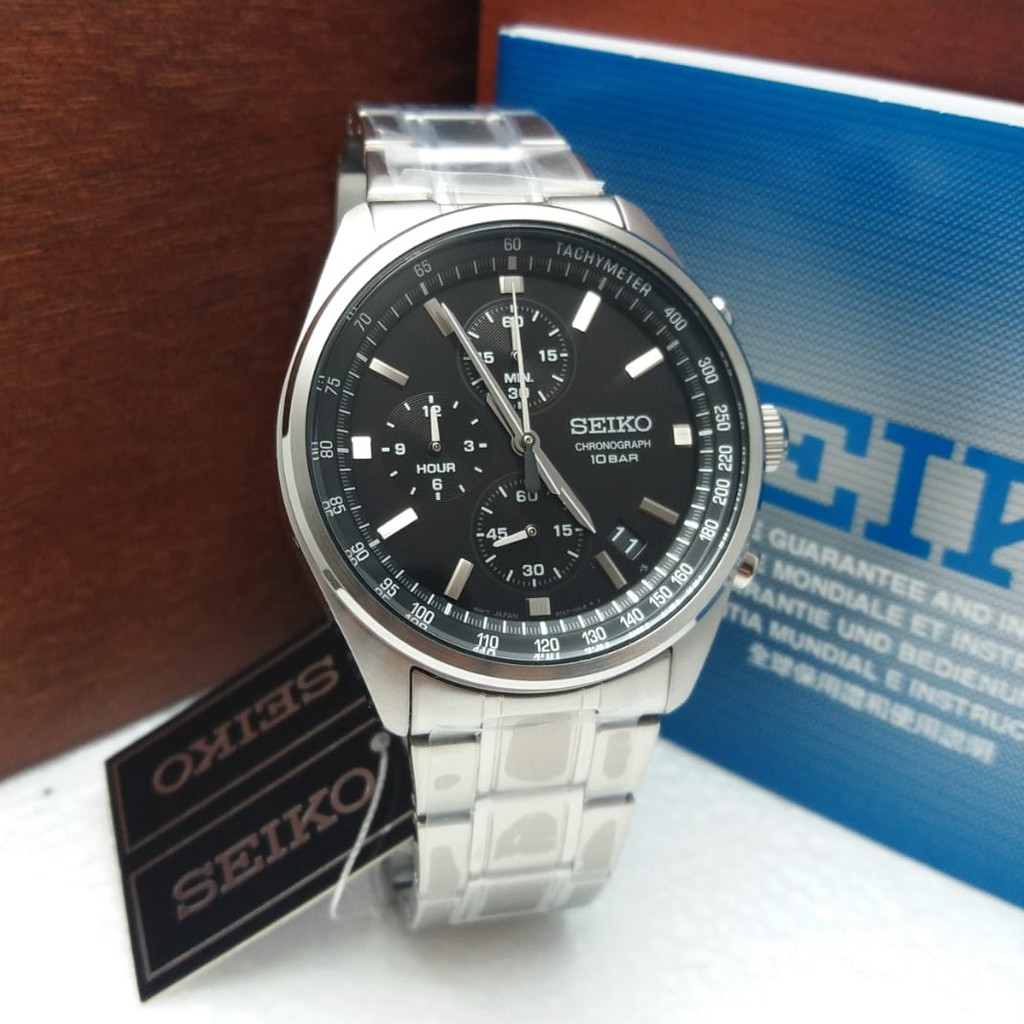 Jam Tangan Pria Seiko SSB379 Chronograph Stainless Steel Original